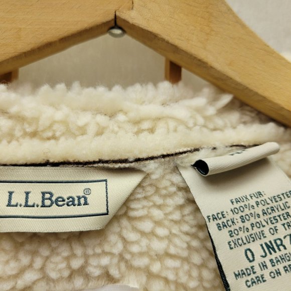 L L Bean faux suede sherpa jacket - Picture 8 of 10